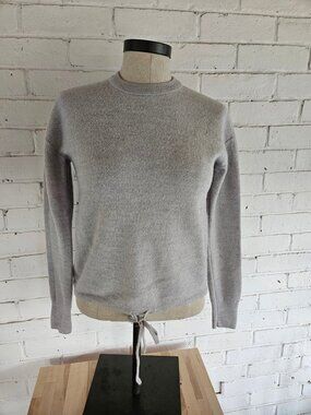 ✨ Nicole Miller New York 100% Extra Fine Merino Wool Tie-Hem Sweater ✨